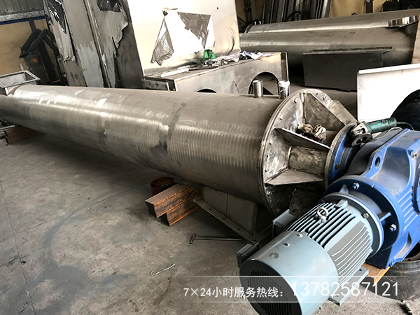 不鏽鋼材質的螺旋絞龍一般應用在耐高溫、食品級上麵